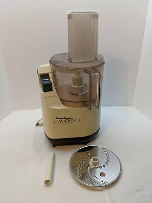 Moulinex La Machine II Food Processor Slicing Chopping Vintage Model LM2 • $69.50