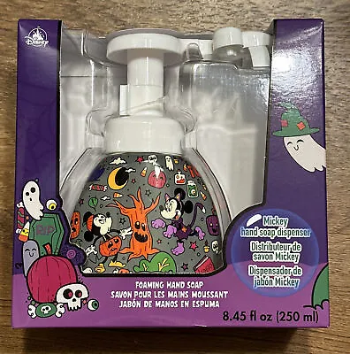 Disney Parks 2022 Halloween 250ml Mickey Mouse Shaped Hand Soap Foam Dispenser • $16.95