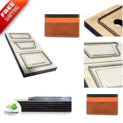 £22.21 • Buy Wooden Die Long Style Handbag Wallet Leather Craft Punch Hand Tool Cut Mould