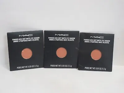 Mac Powder Kiss Soft Matte Eye Shadow My Tweedy 0.05 Oz *refill* (lot Of 3) • $27