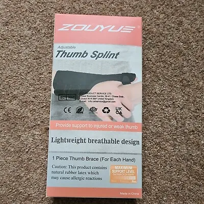 £1.50 • Buy Adjustable Thumb Splint