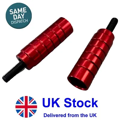 £6.49 • Buy Red Stunt Scooter Pegs With Hardened Steel Axle Bolts (12.9) Pair