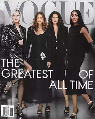 Vogue Magazine Cindy Crawford Naomi Campbell Stephanie Seymour Linda Evangelista • $20.66