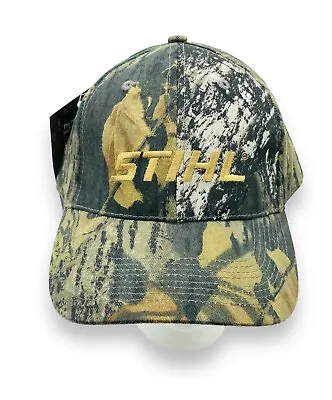 NEW STIHL Mossy Oak Break-Up Camo Baseball Hat Cap Hunting Deer Turkey Dove NWT • $16.99