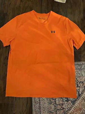 Mens 2xl Under Armour Orange Top Euc Pristine! • $1