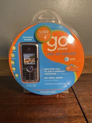 New Motorola C Series C168i Black Silv AT&T Cingular Cellular Phone Go Phone Pay • $29.99