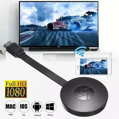 Chromecast 4th Generation 1080p Hd Hdmi Media Video Digital Streamer Wireles • $13.99