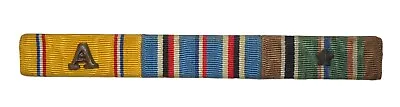 WWII US Navy 1/2  Ribbon Bar Atlantic & European Service • $21.99