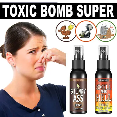 30ML Novelties Liquid Fart Gag Prank Joke Spray Can Stink Bomb Smelly Stinky G ⊙ • $6.80