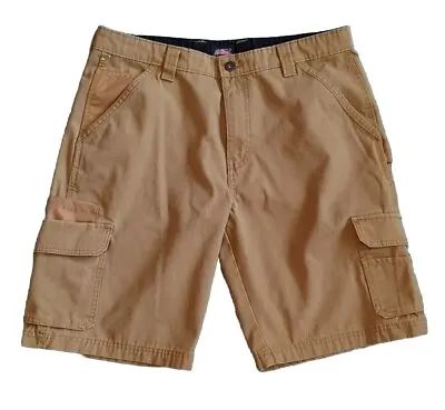 Genuine Dickies Cargo Carpenter Shorts Brown Men's Size 34 Waist Lots Of Pockets • $12.99