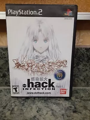 .hack INFECTION (PlayStation 2 PS2) INCLUDES DVD MOVIE TESTED WORKING • $19.99