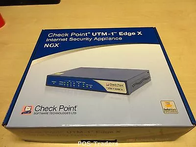 CHECK POINT CPUTM-EDGE-XG8-US Edge X8 8 Users Appliance SBX-166LHGE-5 UTM-1 NEW • £22.80