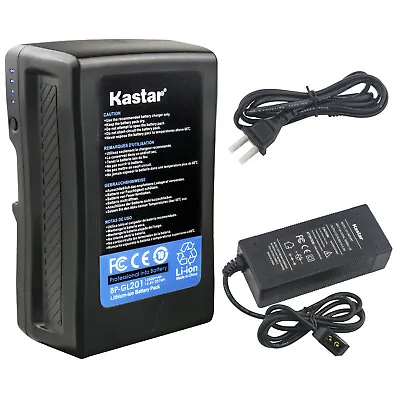 $147.99 • Buy Kastar GL178 V Mount 12000MAH/14.8V Battery For Sony Video Camcorder /w Adapter