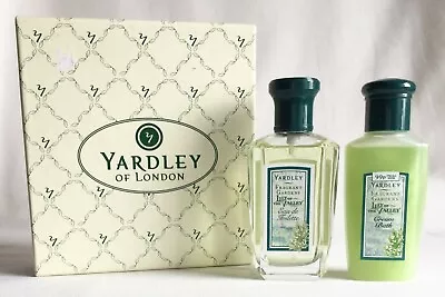 Yardley Lily Of The Valley Eau De Toilette 50ml Cream Bath 50ml Perfume Fabulous • £13.99