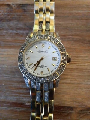 £16 • Buy Mens Vintage  Ingersoll  Gold Plated Oyster Dial Watch