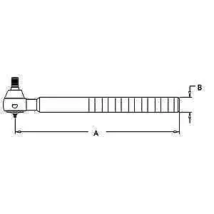 Tie Rod 3040676M92 Fits Massey Ferguson 2675 2705 • $105.99