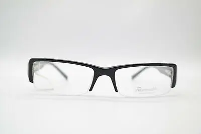 Vintage Faconnable FP2065 Black Silver Half Rim Glasses Frames NOS • £53.36