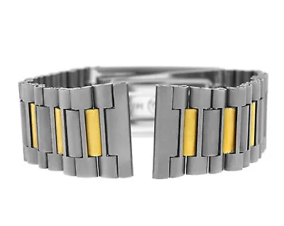 $495 • Buy Breitling Titanium Plated Gold 20MM Folded Bracelet