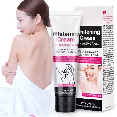 3 Days Dark Skin Permanent Bleaching Cream Whitening Brightening Lightening UK • £6.95