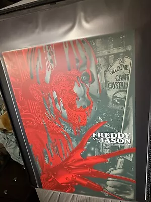 Freddy VS Jason Poster Art Screen Print By Mondo Artist Anthony Petrie 24x36 • $100