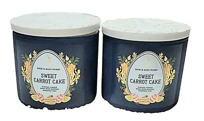 SWEET CARROT CAKE~3 WICK ×2 CANDLE Lot Bath Body Works !!!New!!! • $33.60