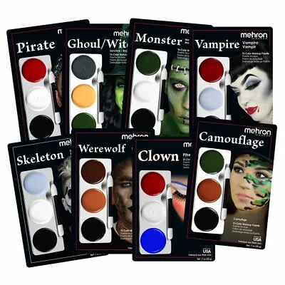 Mehron Makeup Tri-Color Halloween Makeup Palette • $10.52