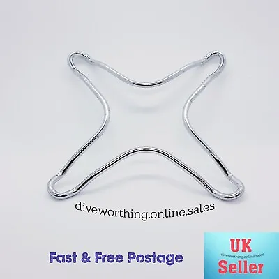 Stove Top Coffee Maker Moka Trivet Pot Stand Gas Cooker Hob Silver Metal. UK  • £3.99