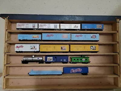 N-Scale Micro-Trains 15-Piece Pepsi Set W/Reefers Boxcars Flat Car W/Trailer • $190