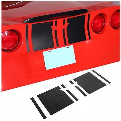 For Corvette C6 2005-2013 Rear Logo Decorative Decal Sticker PVC Black • $19.99