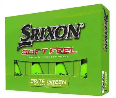 NEW Srixon Soft Feel 2022 Golf Balls - Brite Green - Drummond Golf • $29.95