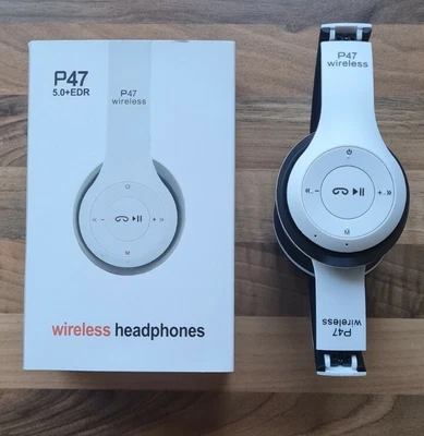 £9.99 • Buy Wireless Bluetooth Headphones With Noise Cancelling Over-Ear Earphones Stereo
