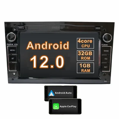 Android Car Stereo Sat Nav Radio BT CarPlay For Vauxhall Corsa C/D Antara Astra • £138.89