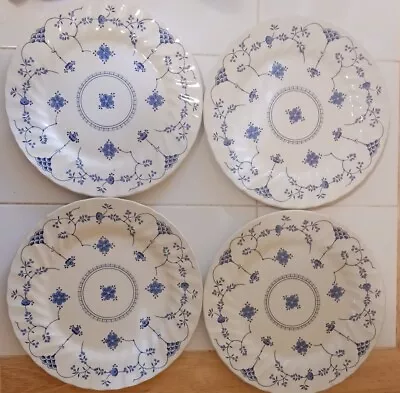 Beautiful Set Of 4 Finlandia / Myott Scalloped Dinner Plates Made In England • $48