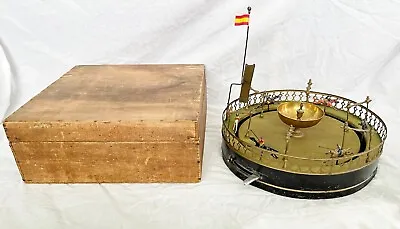 £789.95 • Buy Antique Circa 1910 French Table Top Mechanical Horse Racing Game Boxed