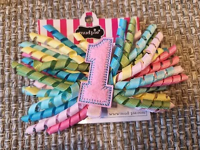 Mud Pie #1 Birthday 3-in-1 Bow • $4.99