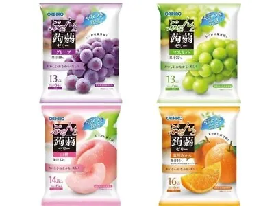 Orihiro Japanese Jelly 24 Pieces (4 Flavors)Grape Muscat White Peach Mandarin • $16.76