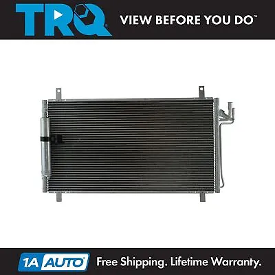 TRQ AC Condenser A/C Air Conditioning With Receiver Drier For 03-07 Infiniti G35 • $74.95