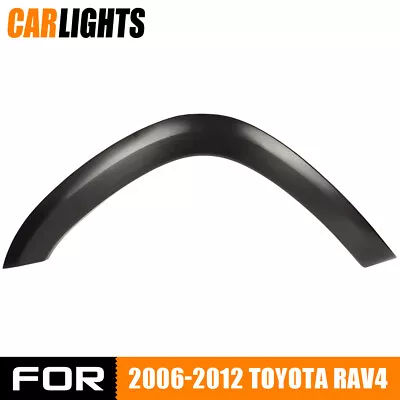 Fit For 2006-2012 Toyota RAV4 Front Left Side Bolt-On Fender Flare Smooth Black • $33.03