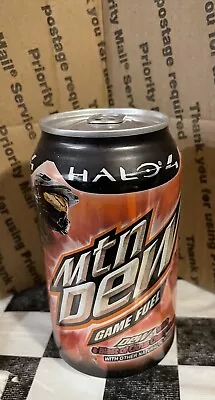 Mountain Dew Game Fuel Citrus Cherry Halo 4 2012 Single (1) 12oz Can Sealed/Full • $25