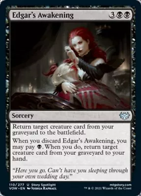 Edgar's Awakening [Innistrad: Crimson Vow] Magic MTG • $1.35