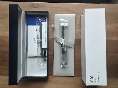 $145 • Buy Sailor Pro Gear Slim 14k Medium Fountain Pen Transparent Demonstrator Clear EUC