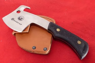 Knives Of Alaska Knife USA 8.25  BOBCAT D2 Hatchet Axe Ax & Sheath MINT • $26