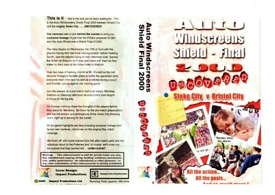£10 • Buy Stoke City Auto Windscreeens Shield -final 2000 Dvd