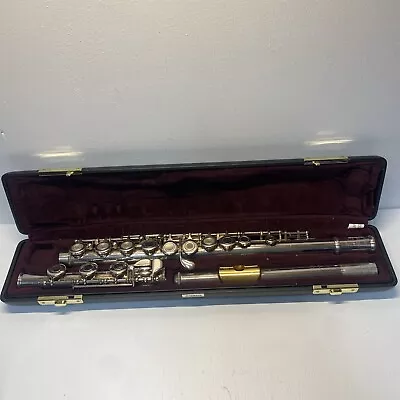 Yamaha Allegro YFL-371 Silver Head 925 Open Hole Flute W/ Gold Plated Lip Plate • $600