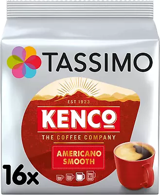 Tassimo Kenco Americano Smooth Coffee Pods X16 Pack Of 5 Total 80 Drinks • £36.13