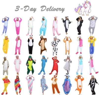 £25.13 • Buy New Unisex Adult Animal Onesie55 Anime Cosplay Pyjamas Kigurumi Fancy Dress DK