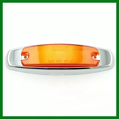 Maxxima Side Marker Clearance 12 LED Light M20332Y Stainless Steel Chrome Amber • $12.50