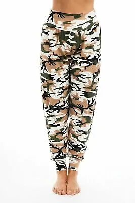 Womens Ladies New HAREM TROUSERS ALI BABA LONG PANTS BAGGY LEGGINGS PLUS Sizes • £9.99