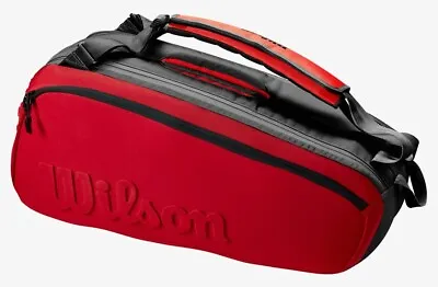 Wilson - WR8016501001 -  Super Tour Clash V2.0 6 Pack Tennis Bag - Red • $139