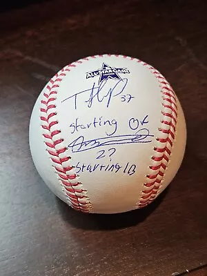 Vladimir Guerrero Jr. Teoscar Hernandez Signed 2021 All Star Baseball JSA Auth • $85